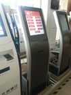 Banco máquina do bilhete do sistema de gestão da fila do distribuidor do bilhete da fila de WIFI de 17 polegadas com impressora