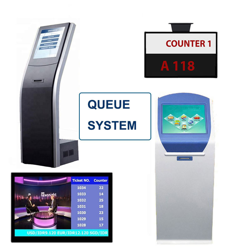 Balcão de atendimento bancário Sistema Q Número do tíquete Chamador Máquina Gerenciamento de filas Sistema de espera
