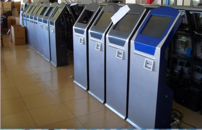 Banco sistema de gestão da fila do distribuidor do bilhete do tela táctil de 17 polegadas